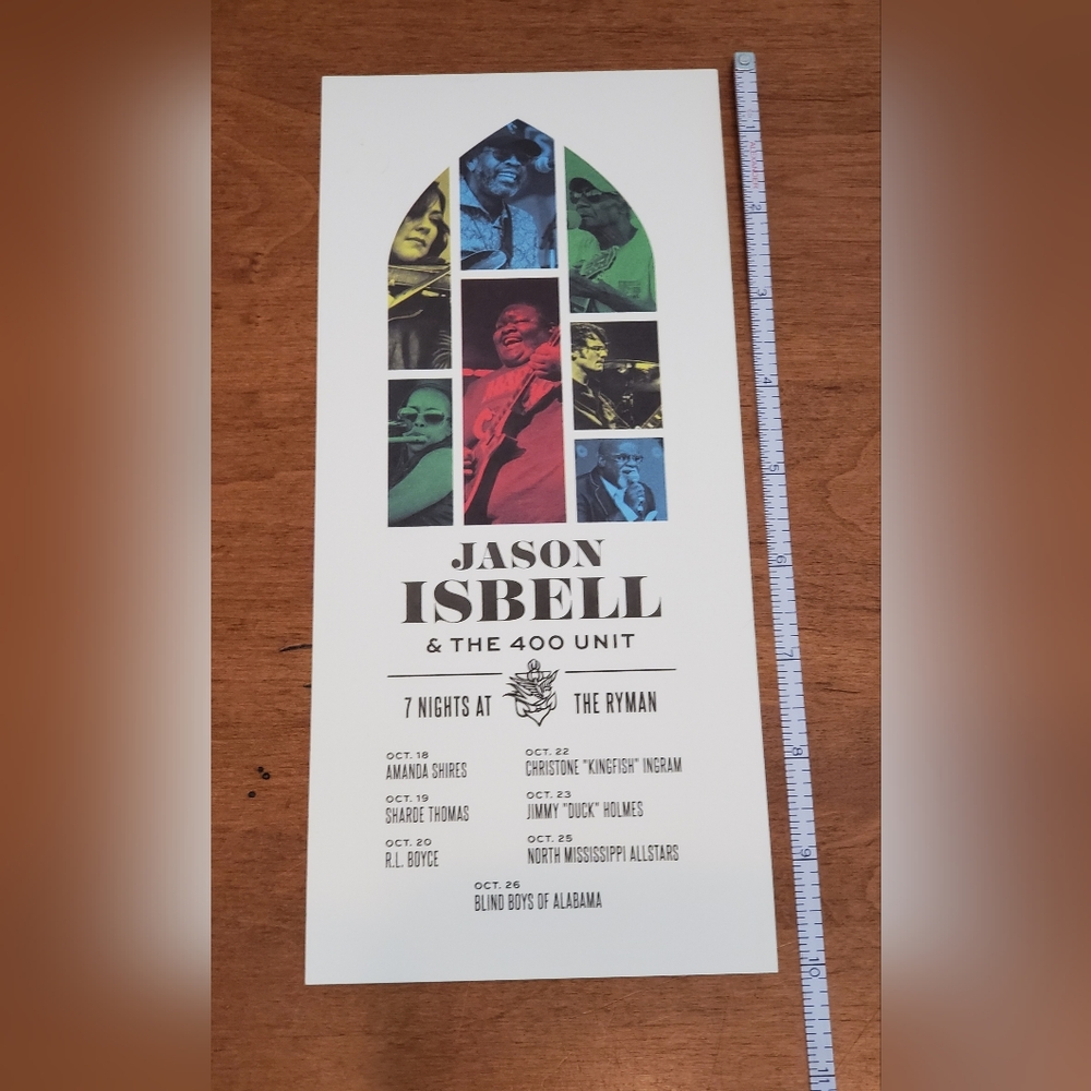 Jason Isbell and the 400 Unit Tour Handout / Mini-Poster - Picture 3 of 5